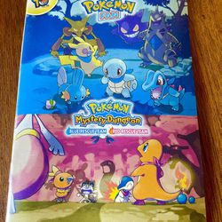 Vintage Nintendo Pokemon Fan 10th Anniversary Mystery Dungeon Red/Blue Rescue