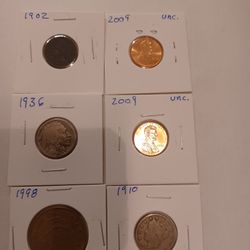 6 Coins Lot 9