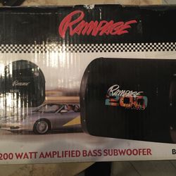 Rampage 200w Subwoofer