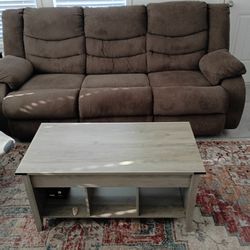 Reclining Sofa, Almost New