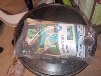 3/$10⭐ NEW Lowe's Garden Cart Planter Kids DIY Workshop Craft Project April 2024