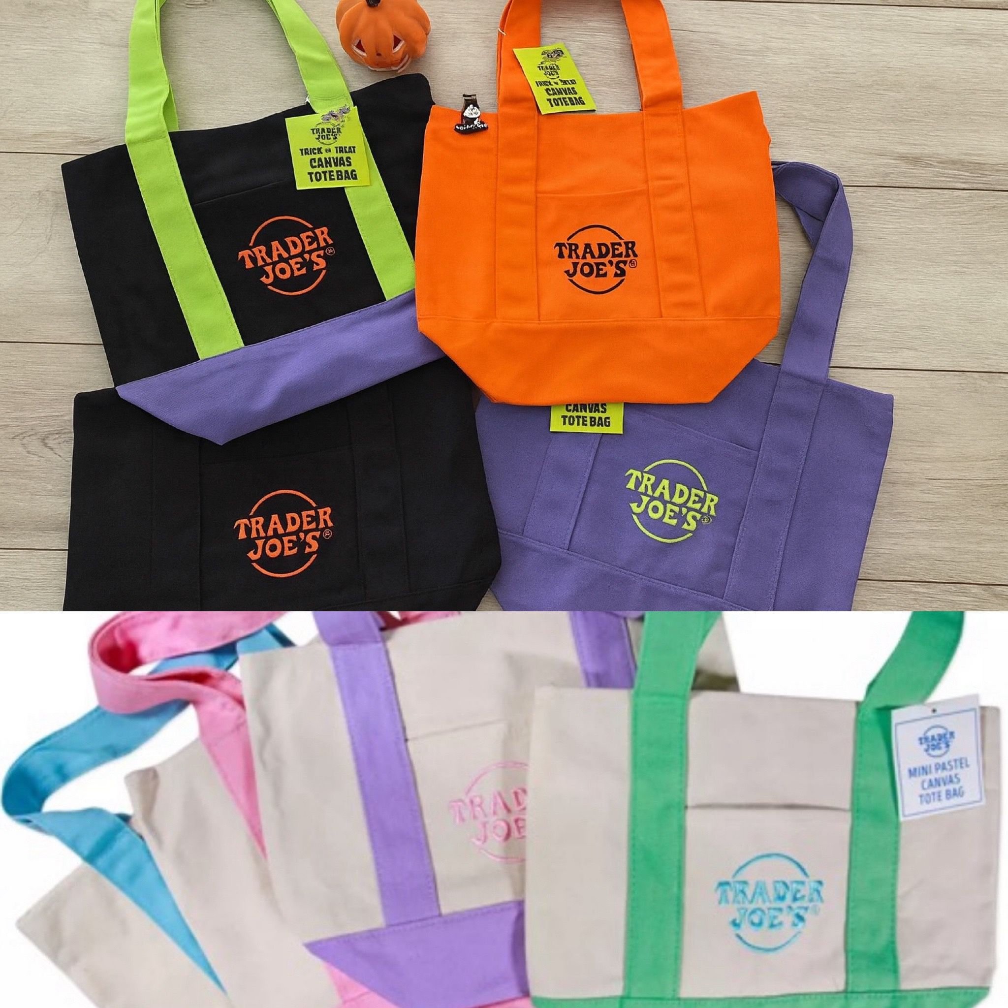 Trader Joes Mini Tote Bags