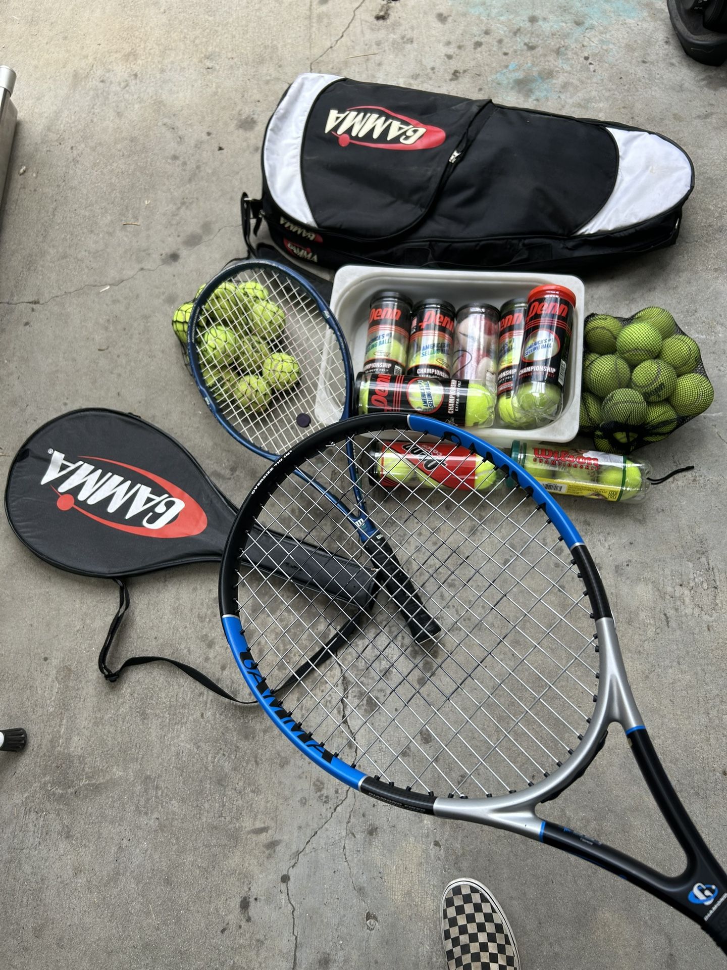 Tennis Rackets And Tennis Balls