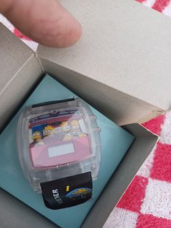 2002 New In Box The Simpsons Family Watch,Box Came Separated, Easy Fix