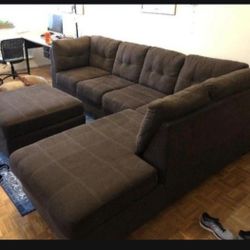 Fabric Modular Dark Brown Couch Sectional With Chaise🤩 Color Options ☀️ Brand New 💥 Living Room Set ✅