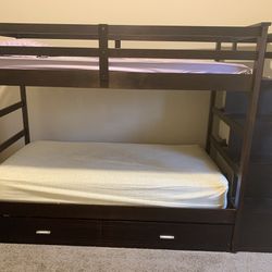Bunk Bed With Trundle And Drawers