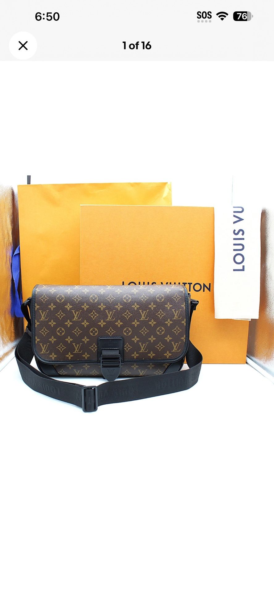 Louis Vuitton Archy Messenger Bag – Monogram Macassar Canvas (M46371)