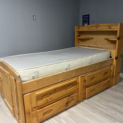 Twin Captain Bed (mattress Not Included)