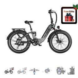 Heybike horizon full suspension foldable electric bike