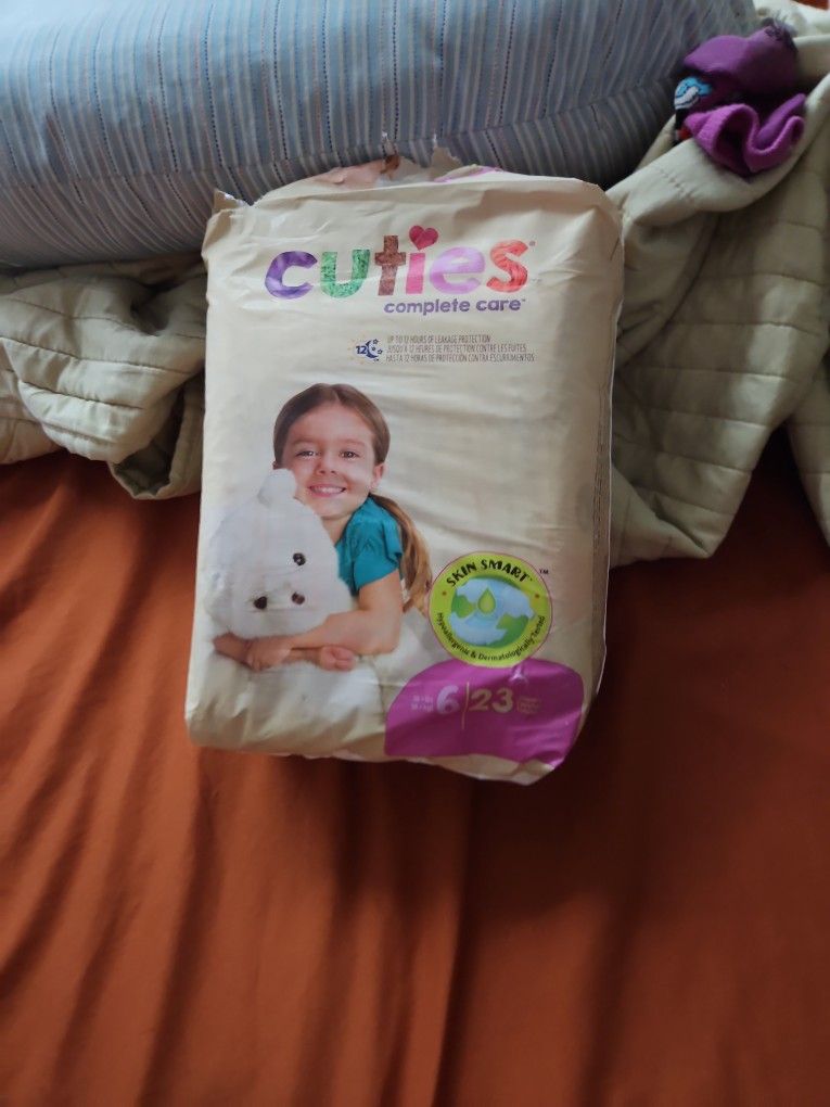 CUTIES diapers Size 6