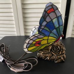 Mosaic Butterfly Lamp