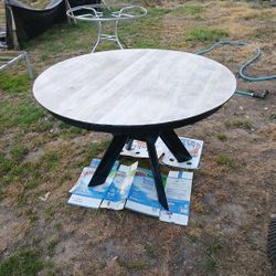 Saloon  K Base Solid Maple Dining Table. 