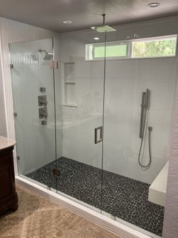Shower glass doors