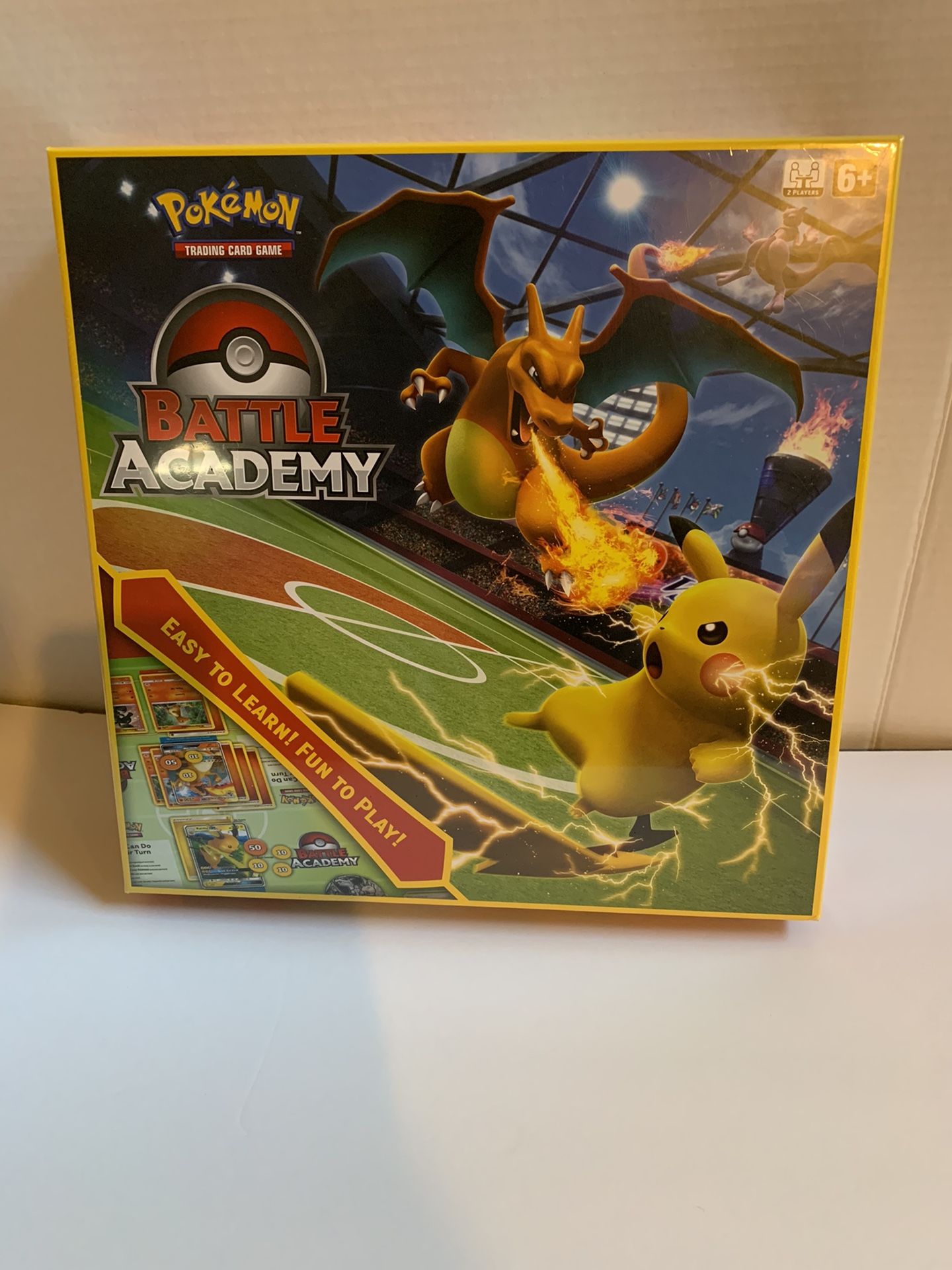 Pokemon TCG: BATTLE ACADEMY BOX FACTORY SEALED Pikachu Mewtwo
