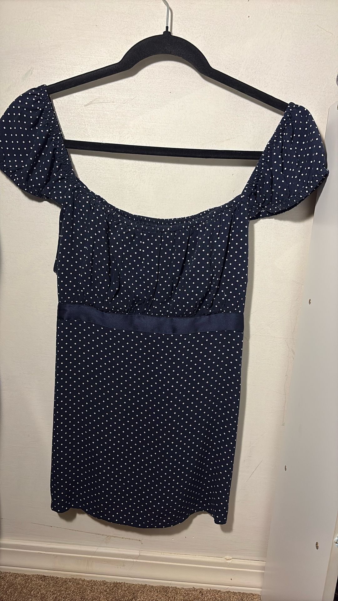 Hollister Easy Stain Tie Babydoll Top