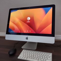 iMac 21.5" 2017 Intel i5 8GB RAM 1TB HDD MacOS Apple Computer 