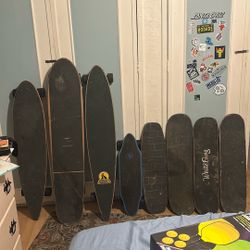SKATEBOARDS (dm me for which one you want to buy)