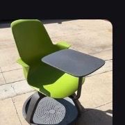 Chair with desk