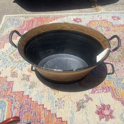 Vintage Antique bucket / Baby Tub 