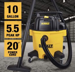 Brand New 10 Galloon Dewalt Wet/Dry Vacuum & Blower
