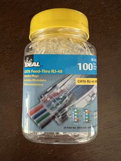 CAT6 FEED THRU RJ-45