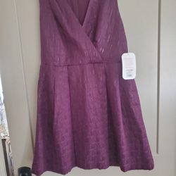 Lovely Purple Dress New Size 16