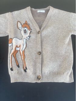 Disney Bambi Girls Cardigan Size 12Y