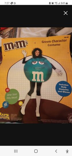 M&M's Green Halloween Costume