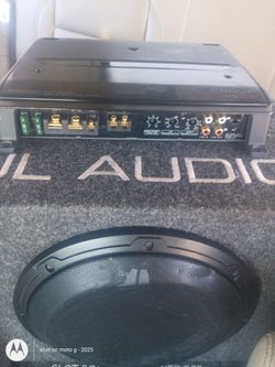 JL AUDIO 600w SUBWOOFER & KENWOOD 1000w  MONOBLOCK AMP for $140