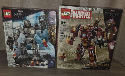 LEGO Marvel Iron Man 76190 + Hulkbuster 76247 NEW Retired