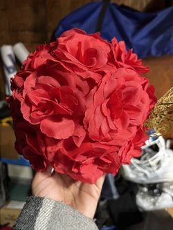 12- Red Rose Center Pieces