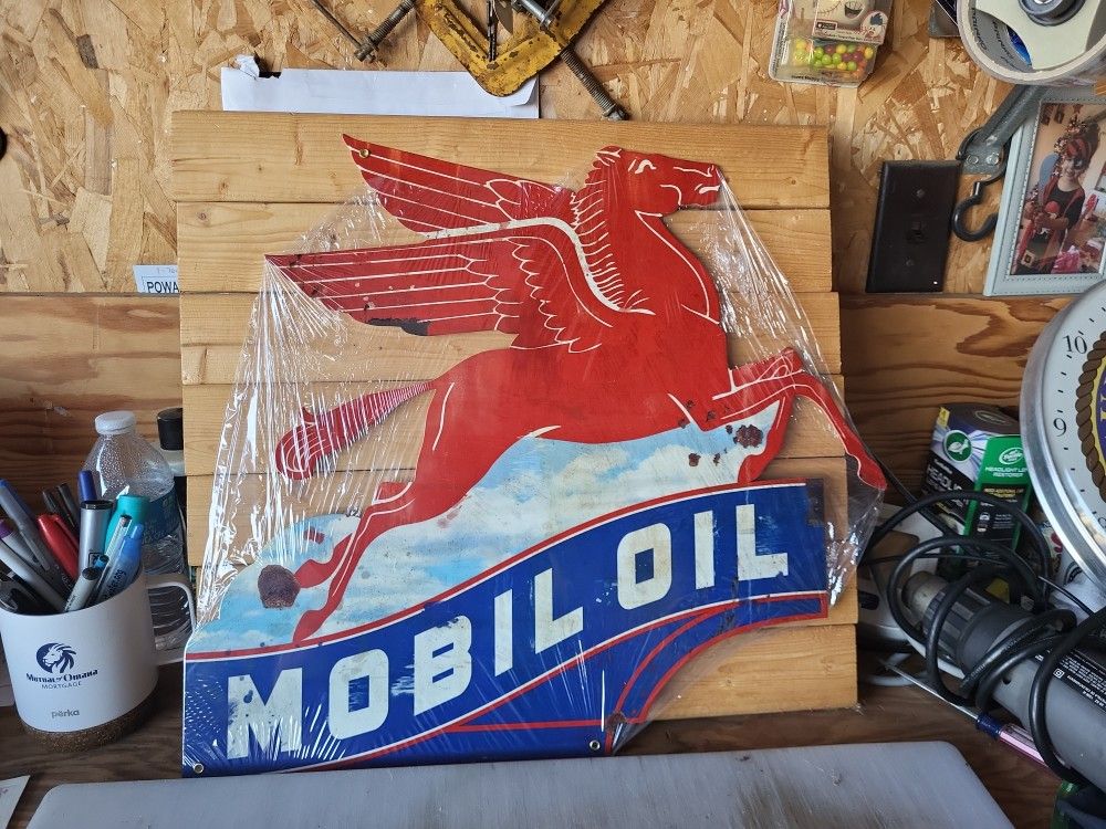 Pegasus Reproduction Metal Sign 20"x17"