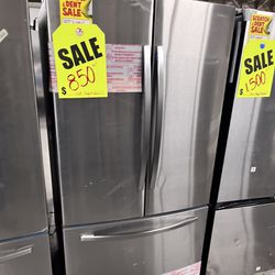 Sale‼️New Scratch&Dent French Door Freezer Fridge With 1 Year Warranty Delivery availeble !