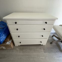 White Crate & Barrel Dresser