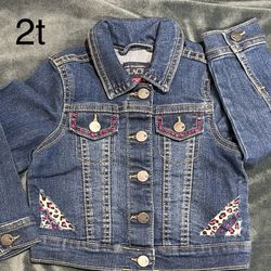 Custom Toddler Girls Jean Jacket
