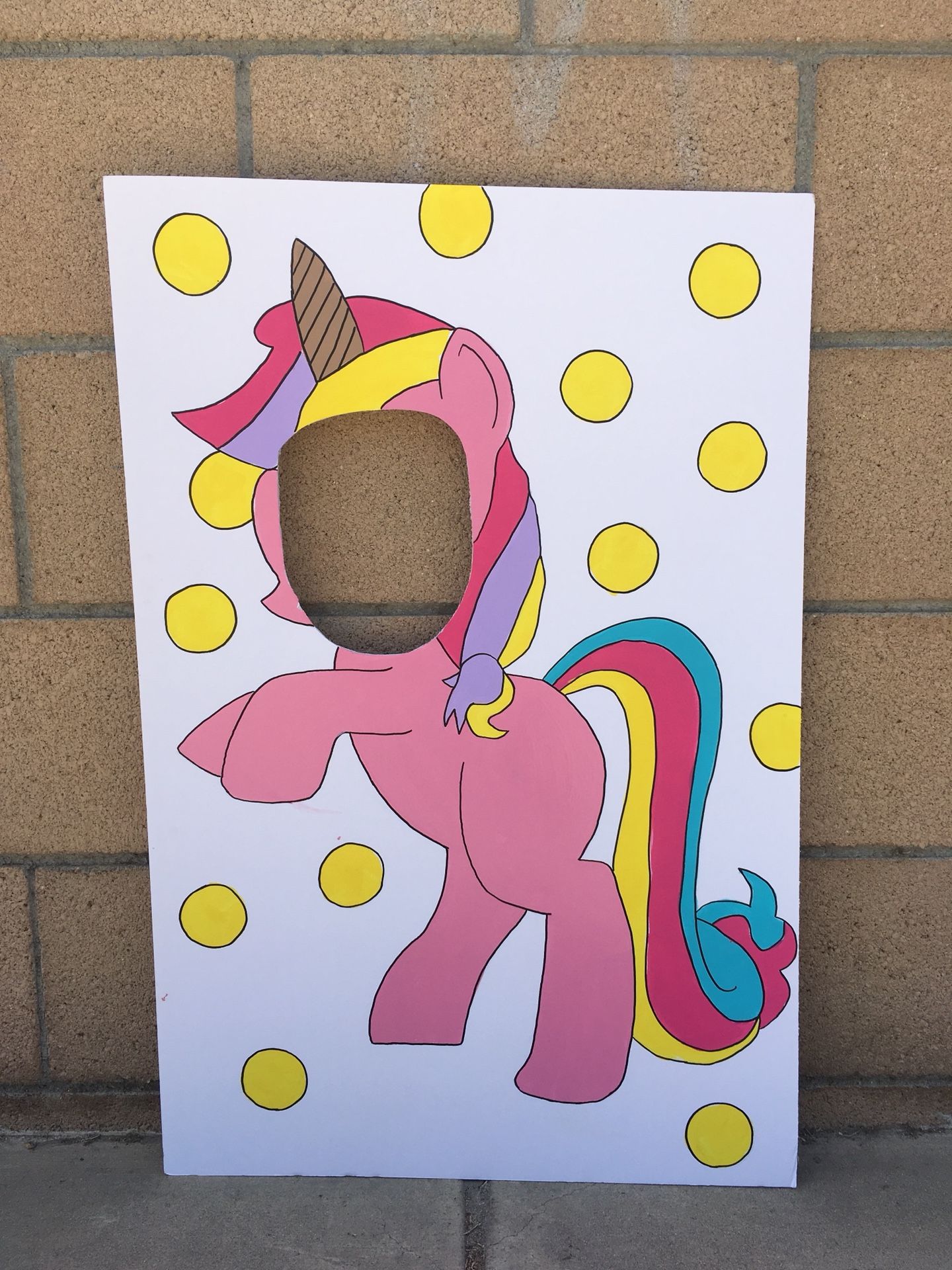 unicorn party prop decoration