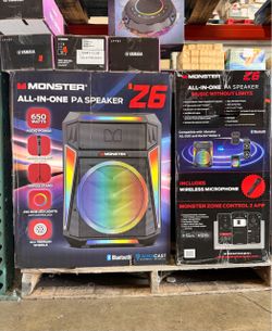 Monster Z6 All-In-One PA Speaker Brand New In Box