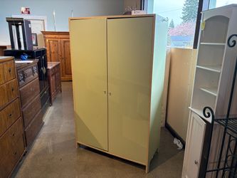 Two Door Versatile Wardrobe in Sage