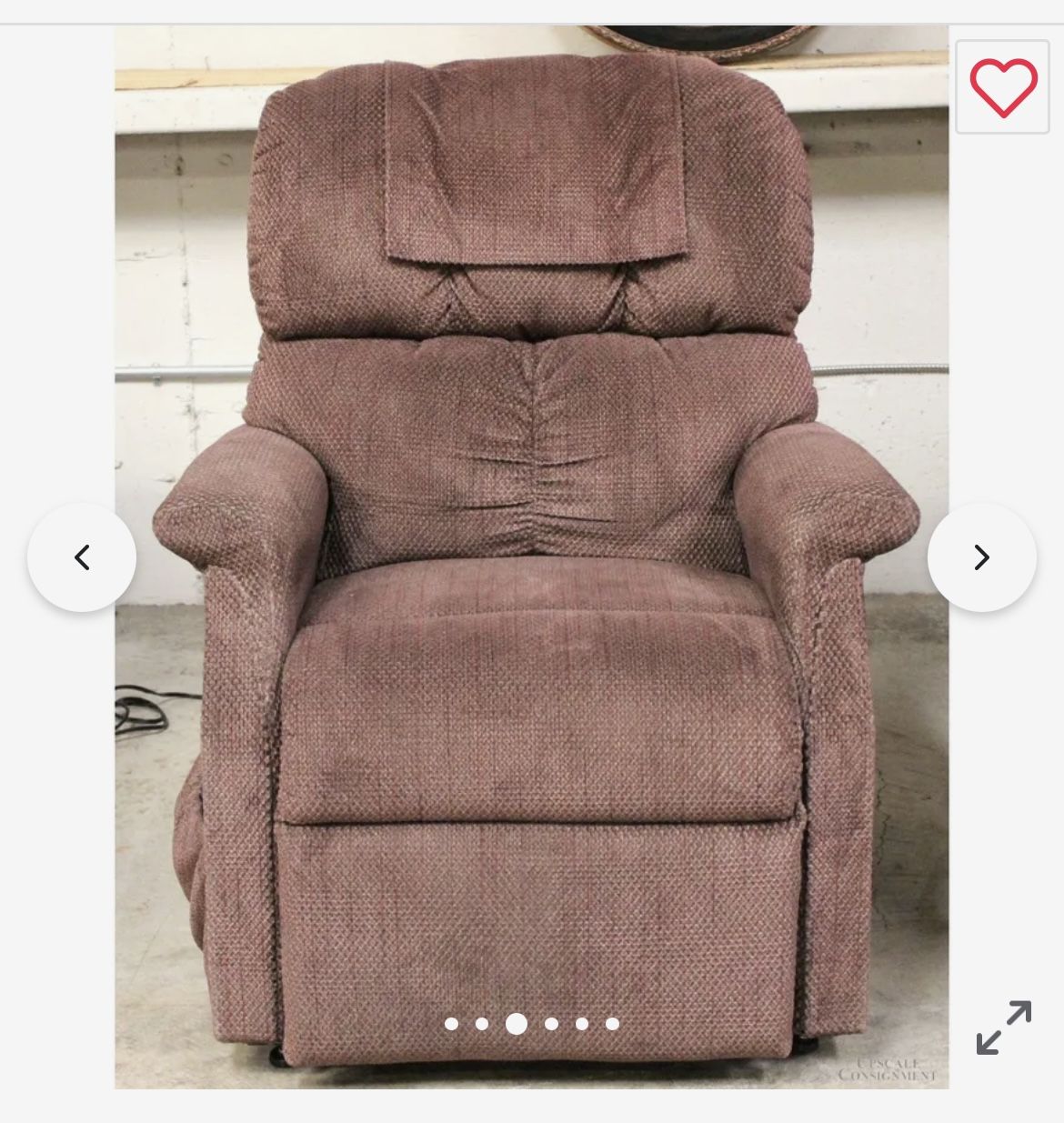 Golden Auto Lift Up Brown Recliner
