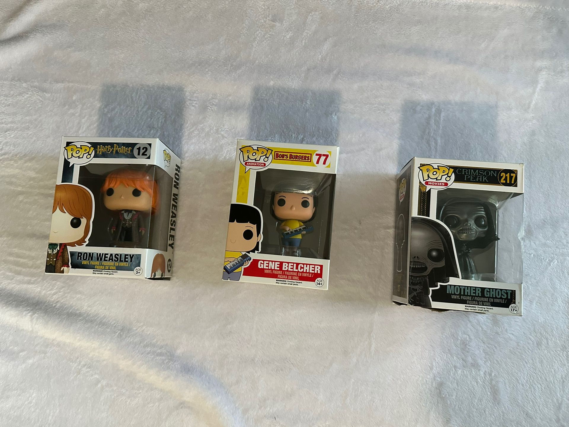 $30 EACH Funko Pops. Harry Potter, Bobs Burgers, Crimson Peak