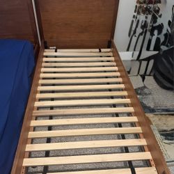 Twin Size Crate And Barrel Bed 2 Twin Bed Frames 