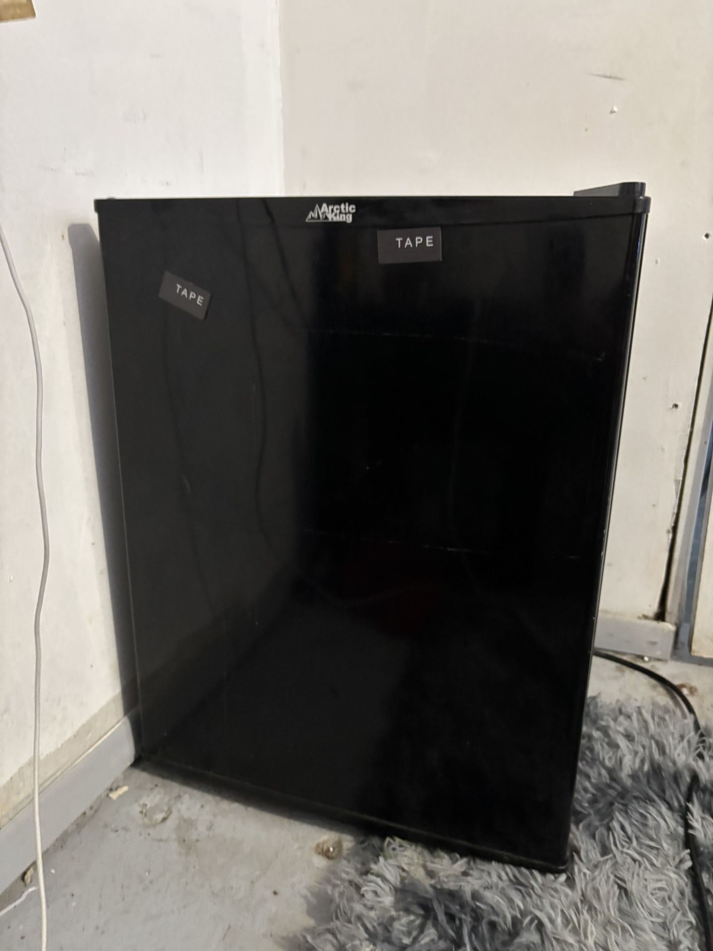 Black Mini fridge