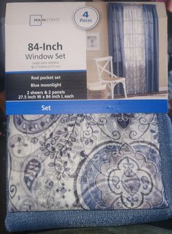 Mainstays 84 Inch Window Set