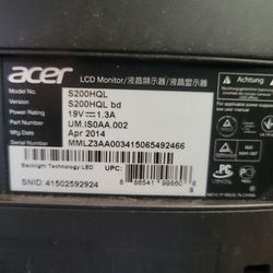 Dell and Acer monitors