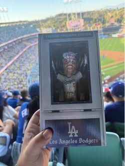 Freddie Freeman Bobblehead 2025 World Series Homrun Dodger stadium giveaway 7/6/26