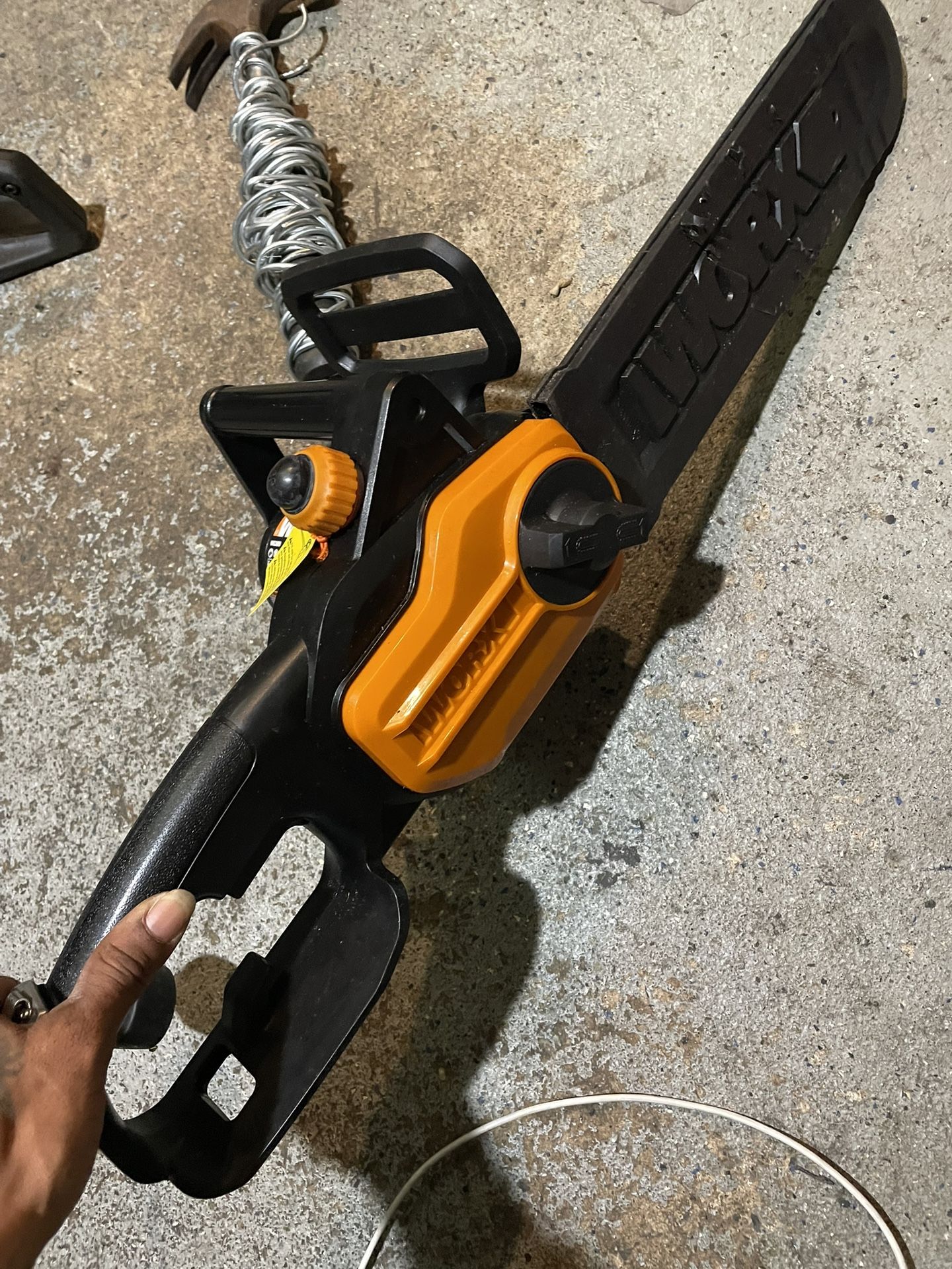 Work electric chainsaw