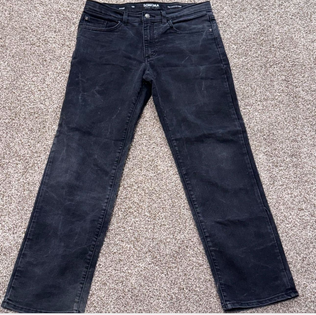 Black/gray jeans