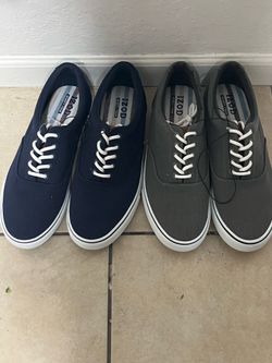IZOD, Mens "Rangley" Canvas Casual Sneaker size13