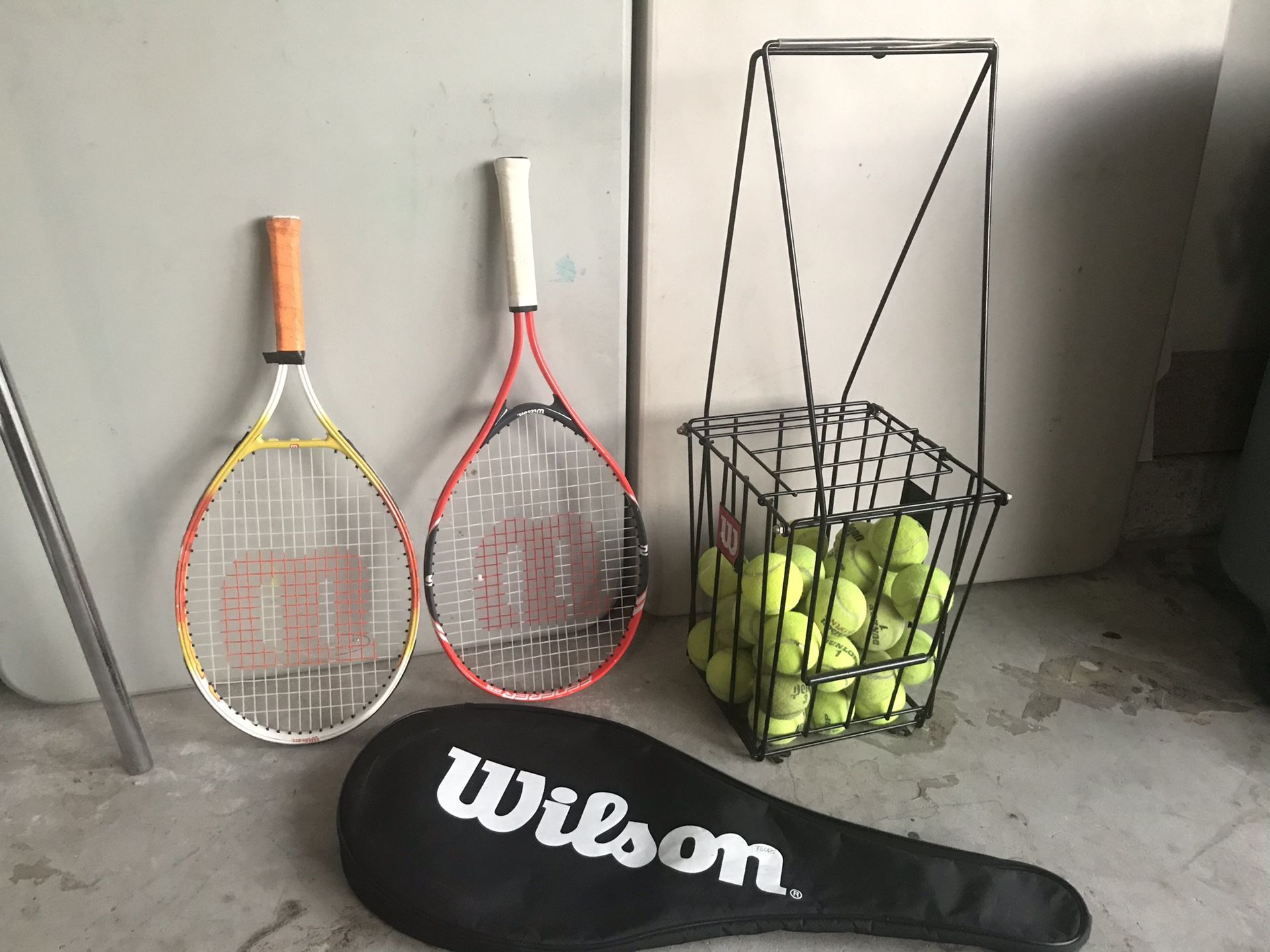 Tennis racket stuff