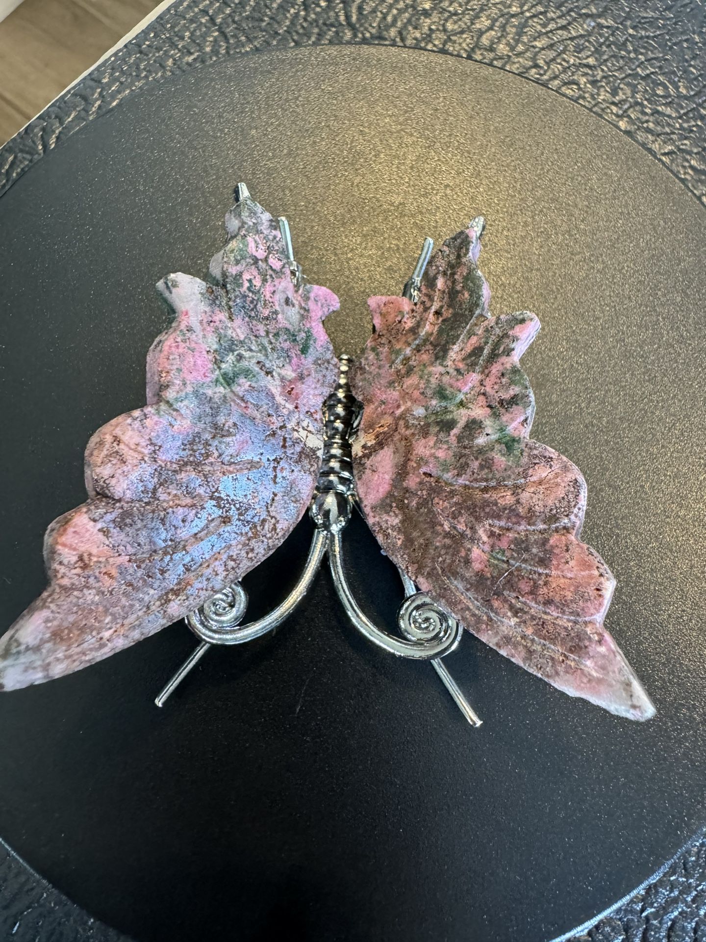 Ocean Jasper Crystal Carving Butterfly